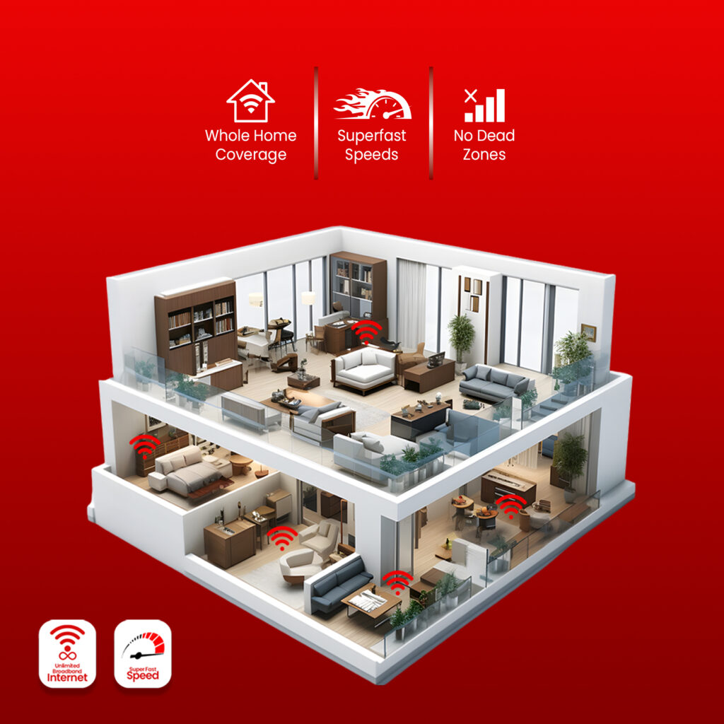 Smart home running on fiber internet in Liberia from Telecel Liberia