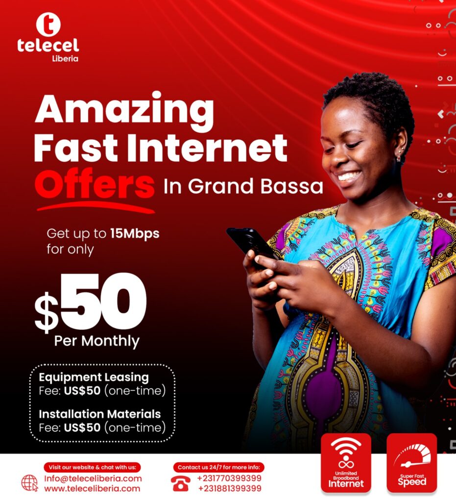 Affordable ISP packages by the best provider in Liberia