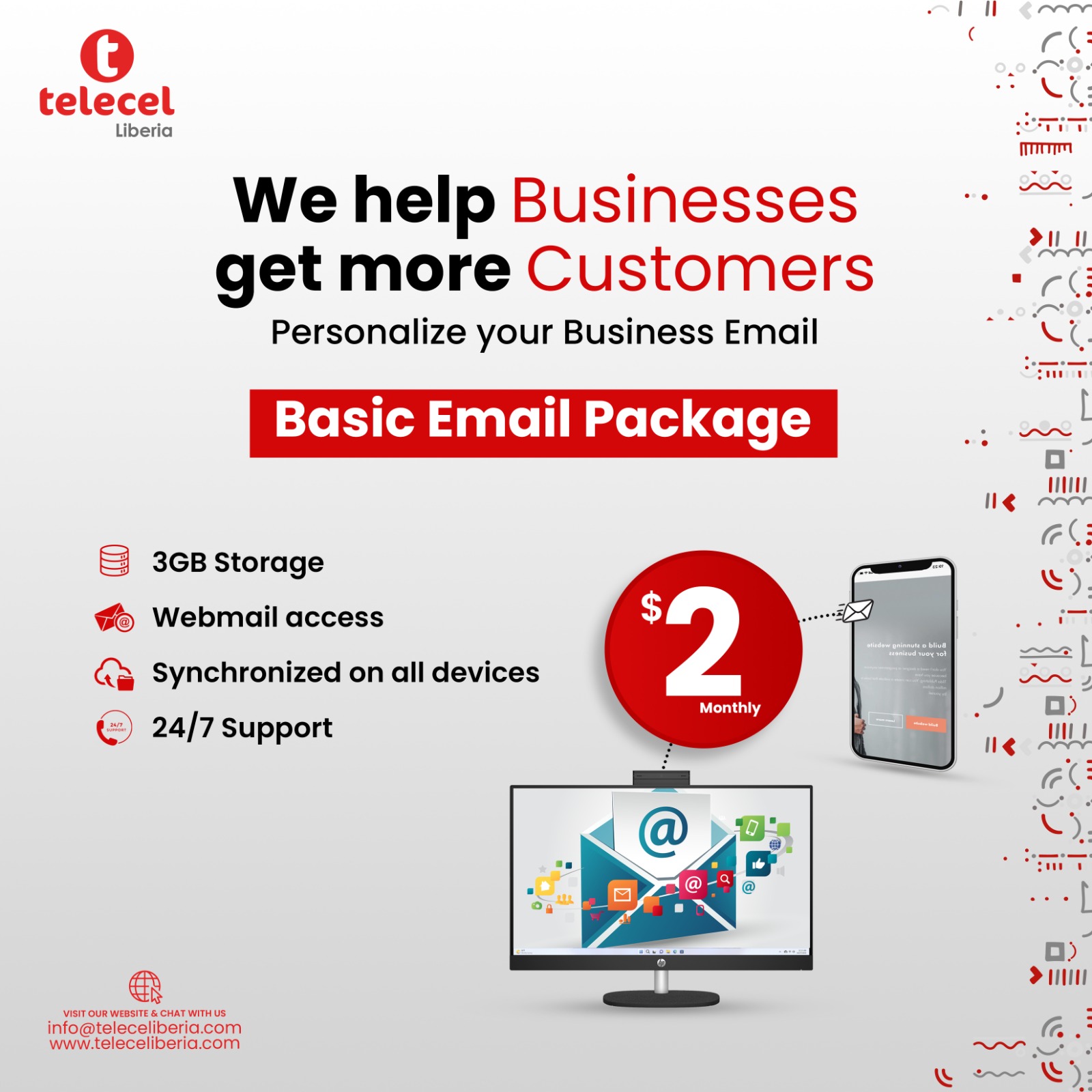telecel email basic