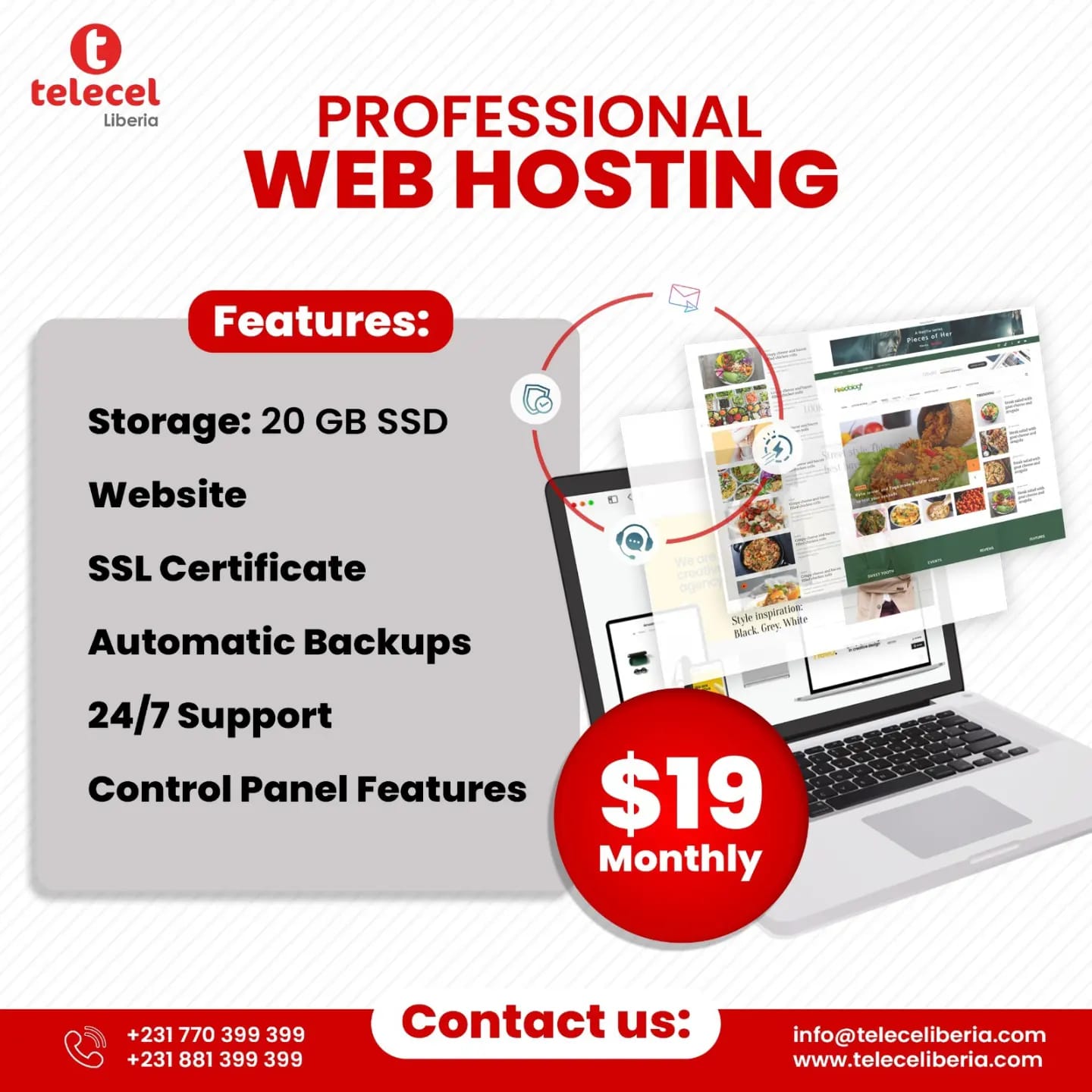 telecel pro webhosting